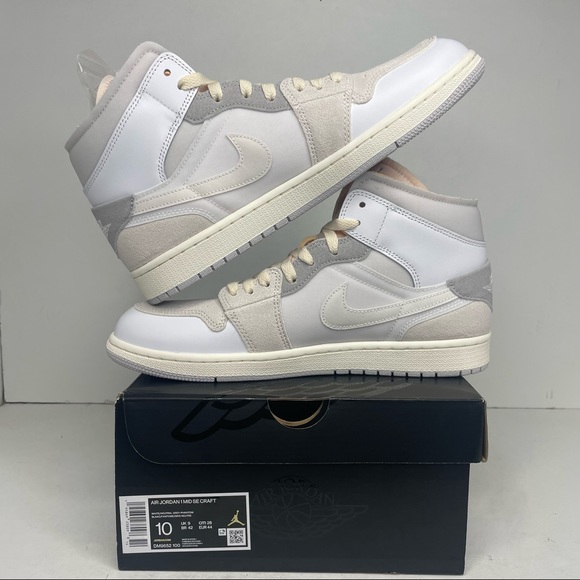 Nike Air Jordan 1 Retro Mid SE Craft “Inside Out” NEW 2022 - Picture 3 of 4